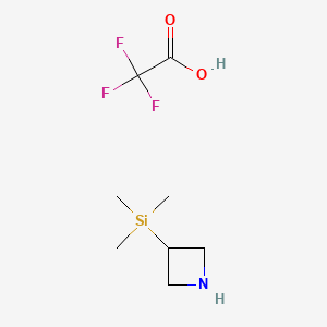 molecular formula C8H16F3NO2Si B13560875 3-(Trimethylsilyl)azetidine,trifluoroaceticacid 