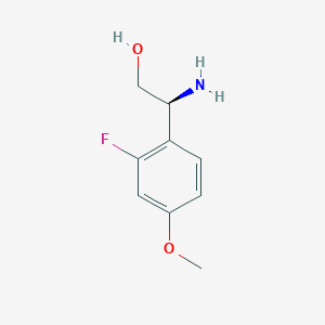 (S)-2-Amino-2-(2-fluoro-4-methoxyphenyl)ethanol