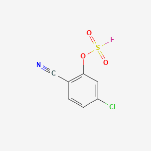 5-Chloro-2-cyanophenylfluoranesulfonate