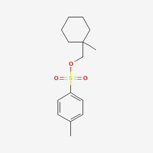 molecular formula C15H22O3S B13560994 ((1-Methyl)cyclohexyl)methyl tosylate 