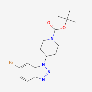 Tert-butyl 4-(6-bromobenzotriazol-1-yl)piperidine-1-carboxylate