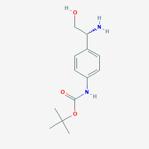 Tert-butyl (R)-(4-(1-amino-2-hydroxyethyl)phenyl)carbamate