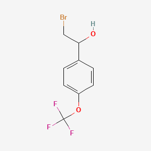 2-Bromo-1-[4-(trifluoromethoxy)phenyl]ethanol