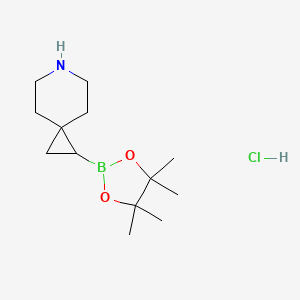 1-(Tetramethyl-1,3,2-dioxaborolan-2-yl)-6-azaspiro[2.5]octane hydrochloride