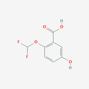 2-(Difluoromethoxy)-5-hydroxybenzoicacid