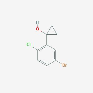 1-(5-Bromo-2-chlorophenyl)cyclopropan-1-ol