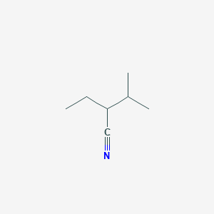 molecular formula C7H13N B13561063 2-Ethyl-3-methylbutanenitrile 