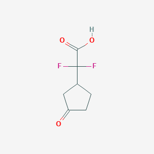 2,2-Difluoro-2-(3-oxocyclopentyl)acetic acid