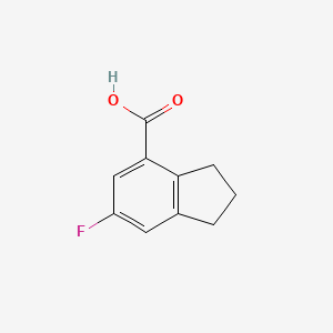 6-fluoro-2,3-dihydro-1H-indene-4-carboxylicacid