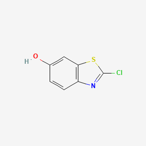 molecular formula C7H4ClNOS B1356116 2-Chlorobenzo[d]thiazol-6-ol CAS No. 2591-16-4