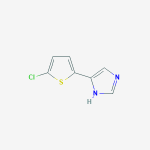 4-(5-chlorothiophen-2-yl)-1H-imidazole