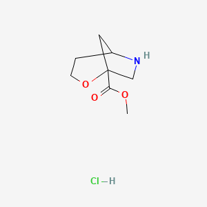 Methyl2-oxa-6-azabicyclo[3.2.1]octane-1-carboxylatehydrochloride