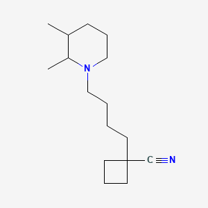 1-[4-(2,3-Dimethylpiperidin-1-yl)butyl]cyclobutane-1-carbonitrile