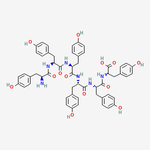 molecular formula C54H56N6O13 B1356121 Tyr-Tyr-Tyr-Tyr-Tyr-Tyr 