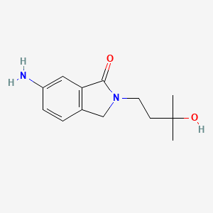 6-Amino-2-(3-hydroxy-3-methylbutyl)-2,3-dihydro-1h-isoindol-1-one