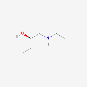 molecular formula C6H15NO B13561233 (2R)-1-(ethylamino)butan-2-ol 