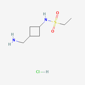 N-[3-(aminomethyl)cyclobutyl]ethane-1-sulfonamide hydrochloride