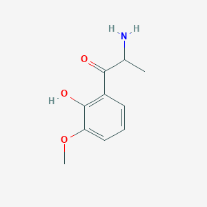 2-Amino-1-(2-hydroxy-3-methoxyphenyl)propan-1-one