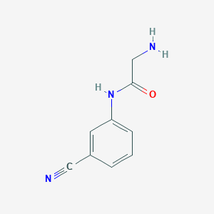 2-amino-N-(3-cyanophenyl)acetamide