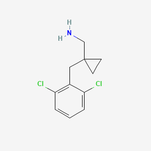 (1-(2,6-Dichlorobenzyl)cyclopropyl)methanamine