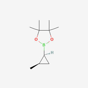 4,4,5,5-Tetramethyl-2-((1S,2R)-2-methylcyclopropyl)-1,3,2-dioxaborolane