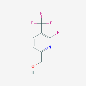 [6-Fluoro-5-(trifluoromethyl)pyridin-2-yl]methanol