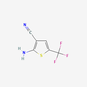 2-Amino-5-(trifluoromethyl)thiophene-3-carbonitrile