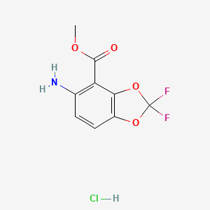 Methyl5-amino-2,2-difluoro-1,3-dioxaindane-4-carboxylatehydrochloride