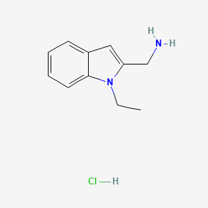 1-(1-ethyl-1H-indol-2-yl)methanaminehydrochloride