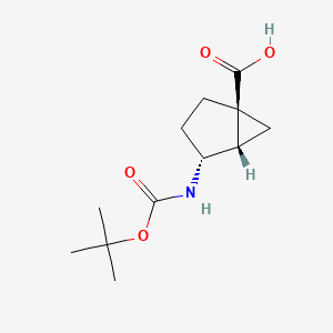 rac-(1R,4S,5R)-4-{[(tert-butoxy)carbonyl]amino}bicyclo[3.1.0]hexane-1-carboxylic acid