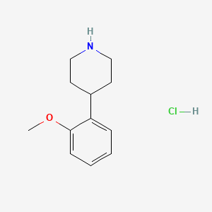 molecular formula C12H18ClNO B1356143 4-(2-甲氧基苯基)哌啶盐酸盐 CAS No. 82212-04-2