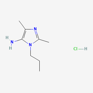 2,4-dimethyl-1-propyl-1H-imidazol-5-amine hydrochloride