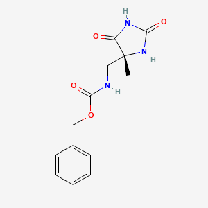 rel-benzylN-{[(4R)-4-methyl-2,5-dioxoimidazolidin-4-yl]methyl}carbamate