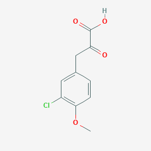 3-(3-Chloro-4-methoxyphenyl)-2-oxopropanoic acid