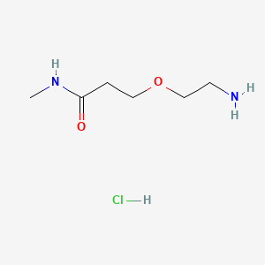 3-(2-aminoethoxy)-N-methylpropanamidehydrochloride