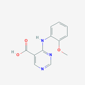 4-[(2-Methoxyphenyl)amino]pyrimidine-5-carboxylicacid