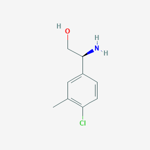 (s)-2-Amino-2-(4-chloro-3-methylphenyl)ethan-1-ol