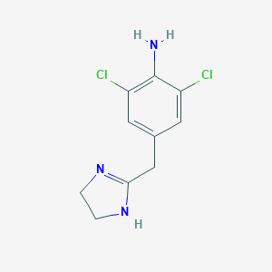 molecular formula C10H11Cl2N3 B135616 Nemazoline CAS No. 130759-56-7