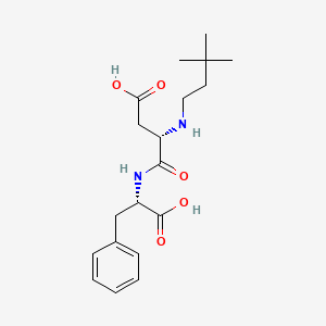 molecular formula C19H28N2O5 B1356163 N-(3,3-Diméthylbutyl)-L-α-aspartyl-L-phénylalanine CAS No. 190910-14-6