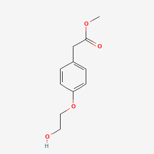 Methyl 2-(4-(2-hydroxyethoxy)phenyl)acetate