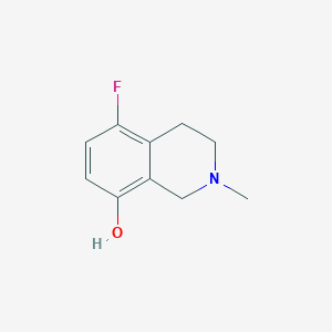 5-Fluoro-1,2,3,4-tetrahydro-2-methyl-8-isoquinolinol