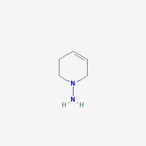 molecular formula C5H10N2 B13561702 3,6-Dihydropyridin-1(2H)-amine CAS No. 89364-80-7