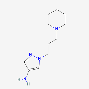 1-[3-(piperidin-1-yl)propyl]-1H-pyrazol-4-amine