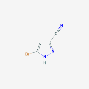 5-Bromo-1H-pyrazole-3-carbonitrile