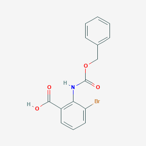 2-(((Benzyloxy)carbonyl)amino)-3-bromobenzoic acid