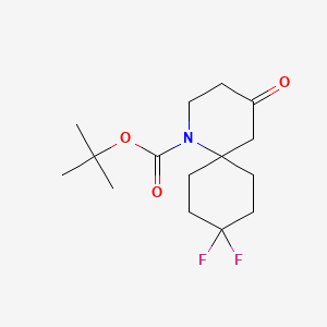 Tert-butyl9,9-difluoro-4-oxo-1-azaspiro[5.5]undecane-1-carboxylate