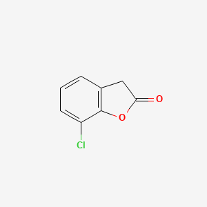 molecular formula C8H5ClO2 B13561813 7-Chloro-2,3-dihydro-1-benzofuran-2-one 