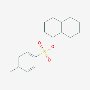 molecular formula C17H24O3S B13561847 1,2,3,4,4a,5,6,7,8,8a-Decahydronaphthalen-1-yl 4-methylbenzenesulfonate CAS No. 4091-88-7