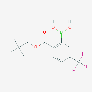 B1356186 2-(Neopentyloxycarbonyl)-5-(trifluoromethyl)phenylboronic acid CAS No. 204981-49-7