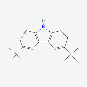 molecular formula C20H25N B1356187 3,6-Di-tert-butylcarbazole CAS No. 37500-95-1